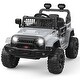 preview thumbnail 54 of 58, 12V Ride Truck Car for Kids Grey