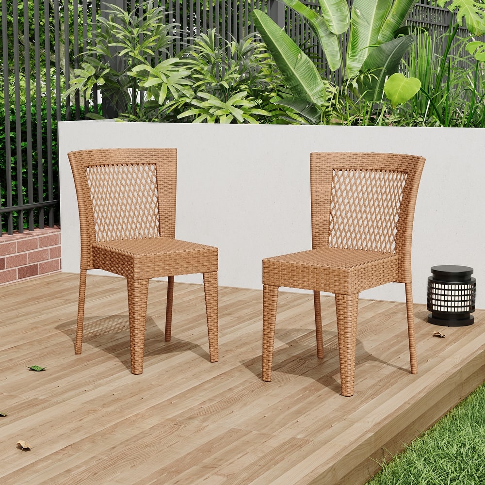 Dusk Outdoor Wicker Chair Set by Christopher Knight Home - Assembled