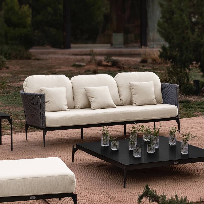Skyline Design Boston Sofa with Sunbrella Cushion - 88"W x 33"D x 26"H