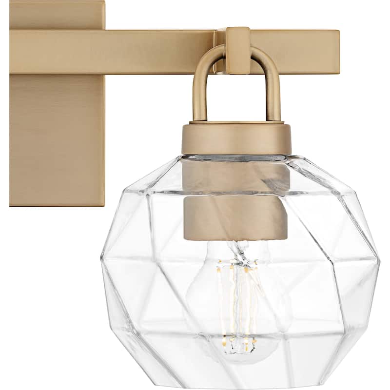 Celina 2-Light Bronze Gold Bath Light