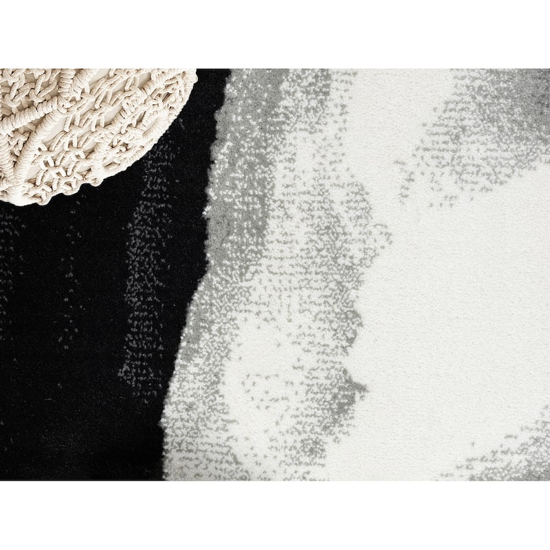 Abani Arto Collection Contemporary 3D Geometric Area Rug