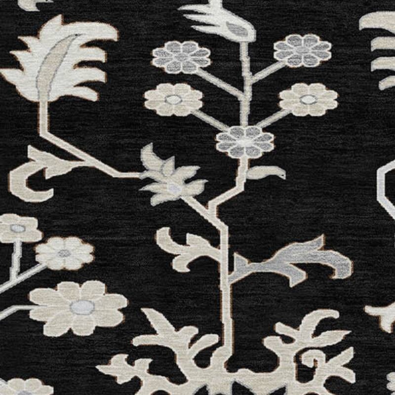 HomeRoots Floral Transitional Rectangle Outdoor Rug