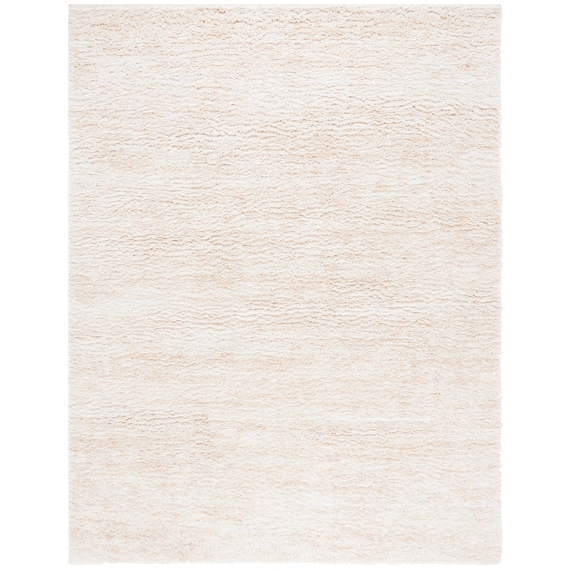 SAFAVIEH, Berber Shag Marije 1.25-inch Thick Rug - 11' x 15' - Ivory/Beige