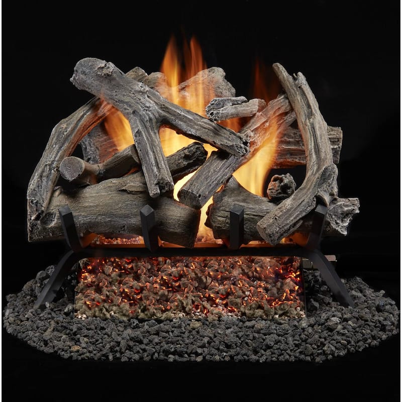 Duluth Forge BVL18-1-RO 45,000 BTU Liquid Propane, Natural Gas Log Set - Natural