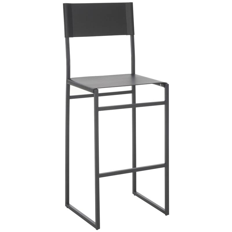 SAFAVIEH Vessie 30-inch Bar Stool (Fully Assembled) - 18 In. W x 18 In. D x 47 In. H - 18Wx18Dx47H