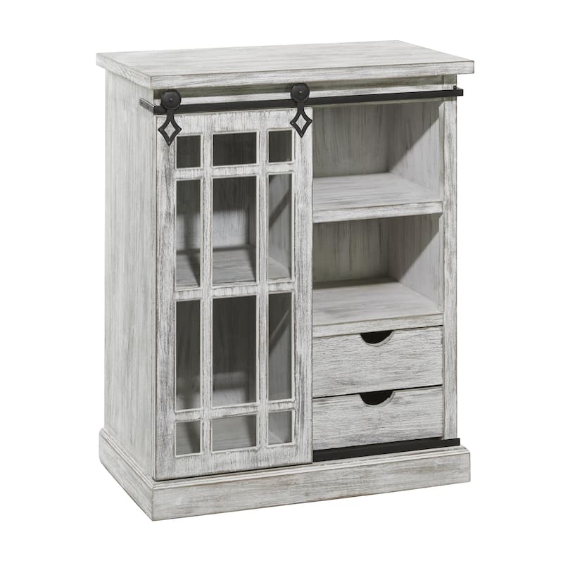 Wood Room Cabinet - White - Roche River Decor - White