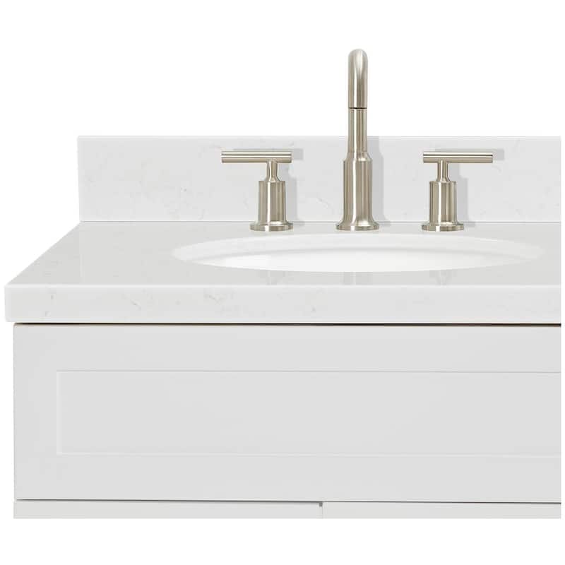 Ariel F042SLCQOVO Hamlet 42" Free Standing Single Basin Vanity Set