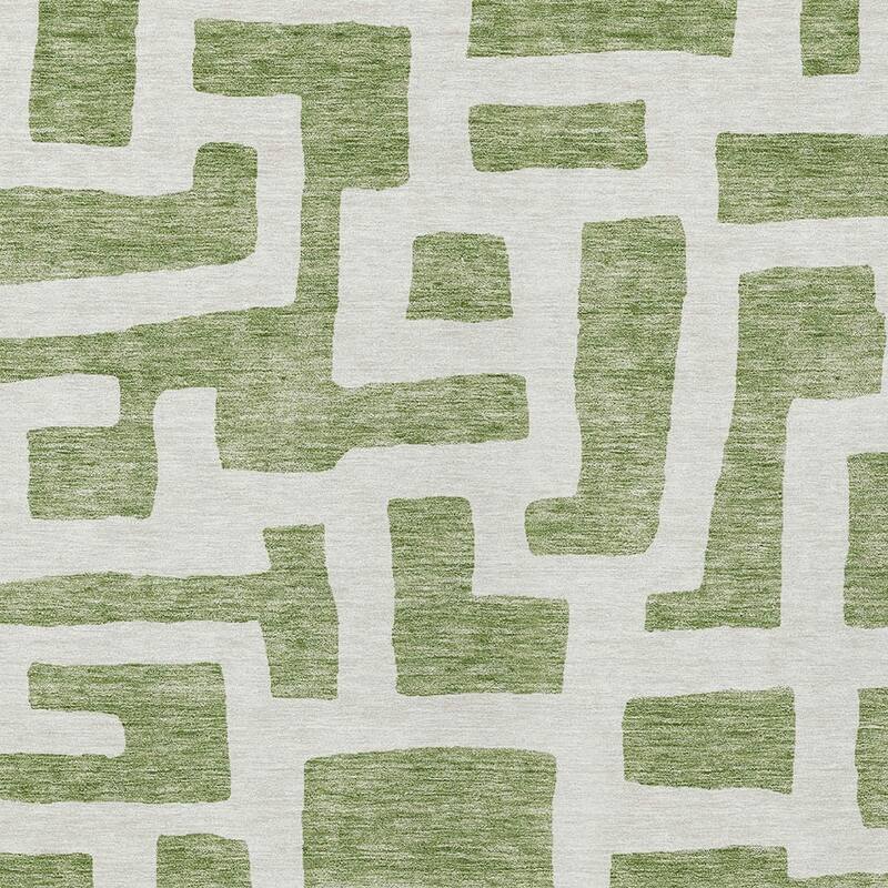 HomeRoots Abstract Transitional Rectangle Outdoor Rug