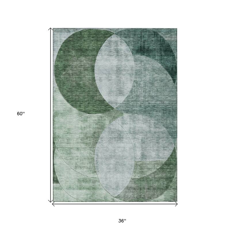 HomeRoots Geometric Transitional Rectangle Outdoor Rug