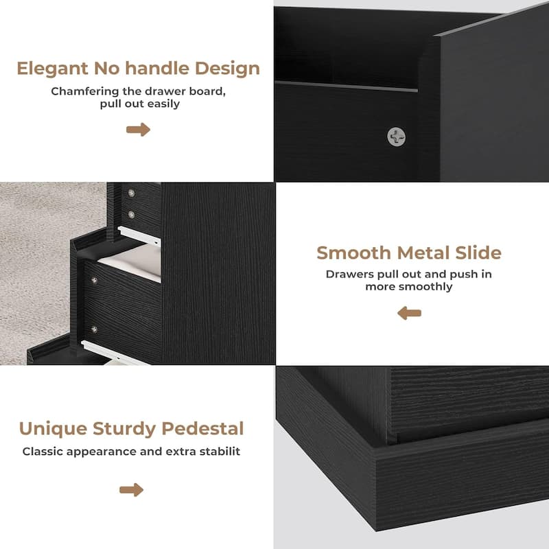 6 Drawer Dresser Chest of Drawers Storage Tower Clothes Organizer