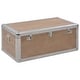 preview thumbnail 1 of 8, vidaXL Storage Box Solid Fir Wood 35.8"x20.5"x15.7" Brown
