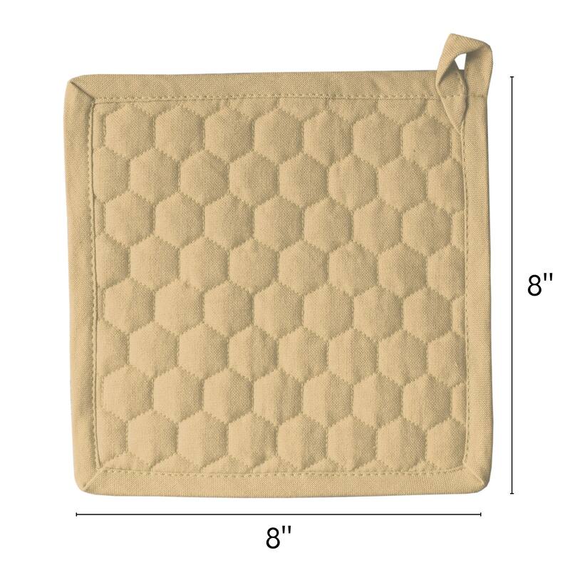 Fabstyles Fouta Cotton Pot Holder Set of 2