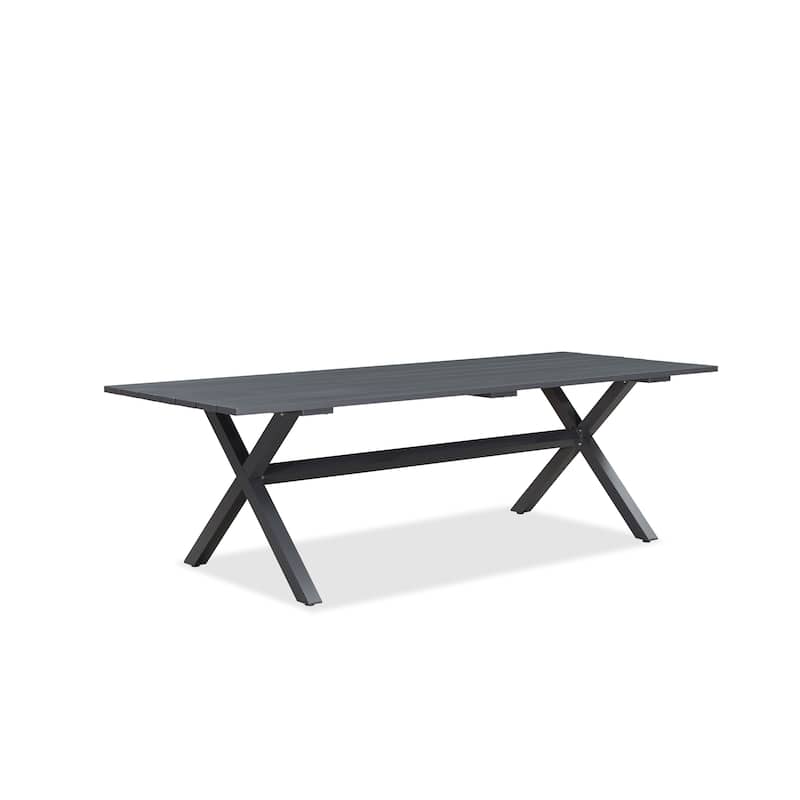 PURPLE LEAF Outdoor Lightweight Aluminum Patio Dining Tables-1 Table