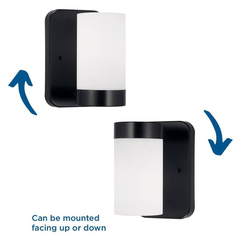 Elevate Collection One-Light Bath & Vanity - 8" x 5" x 7"