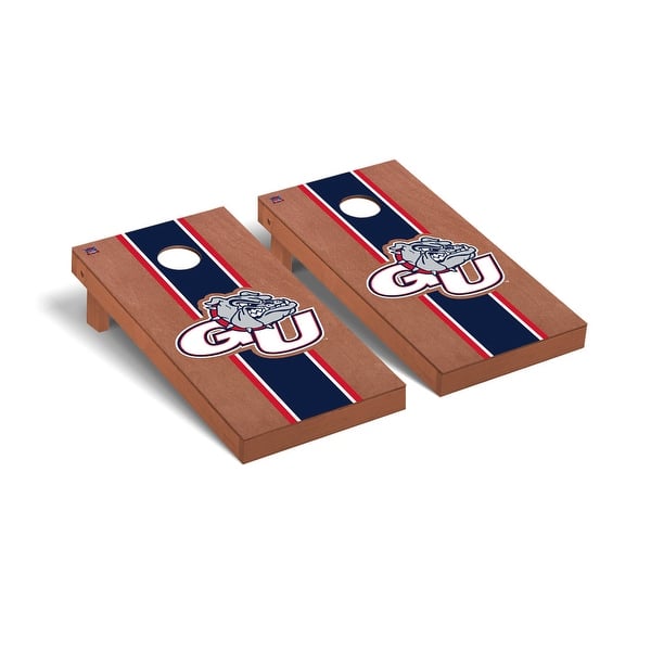 slide 2 of 5, Gonzaga Bulldogs Rosewood Cornhole Board Set