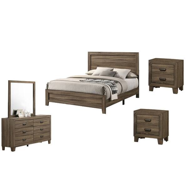 slide 2 of 2, Best Quality Furniture Donna 5 Piece Bedroom Set with 2 Nightstands