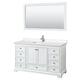 Option White / Carrara Cultured Marble Top / Polished