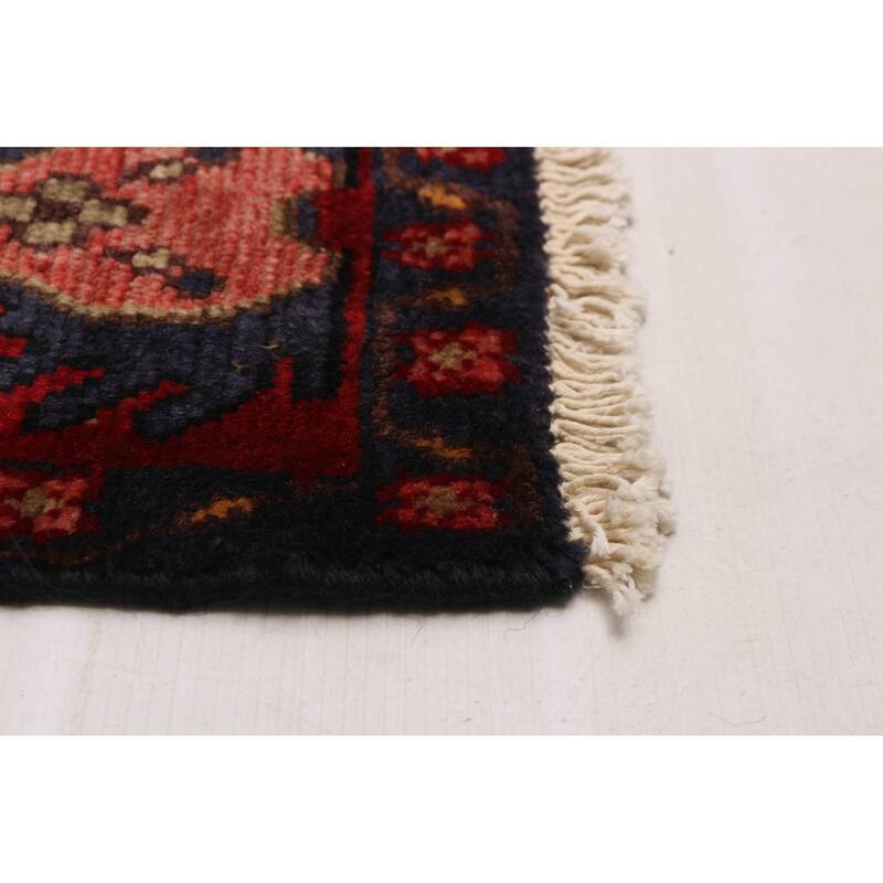 ECARPETGALLERY Hand-knotted Andelz Navy Wool Rug - 3'10 x 5'2