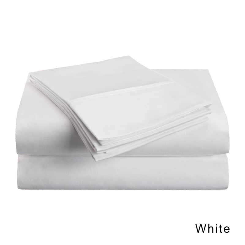 Superior Brushed Microfiber Solid Deep Pocket Sheet Set