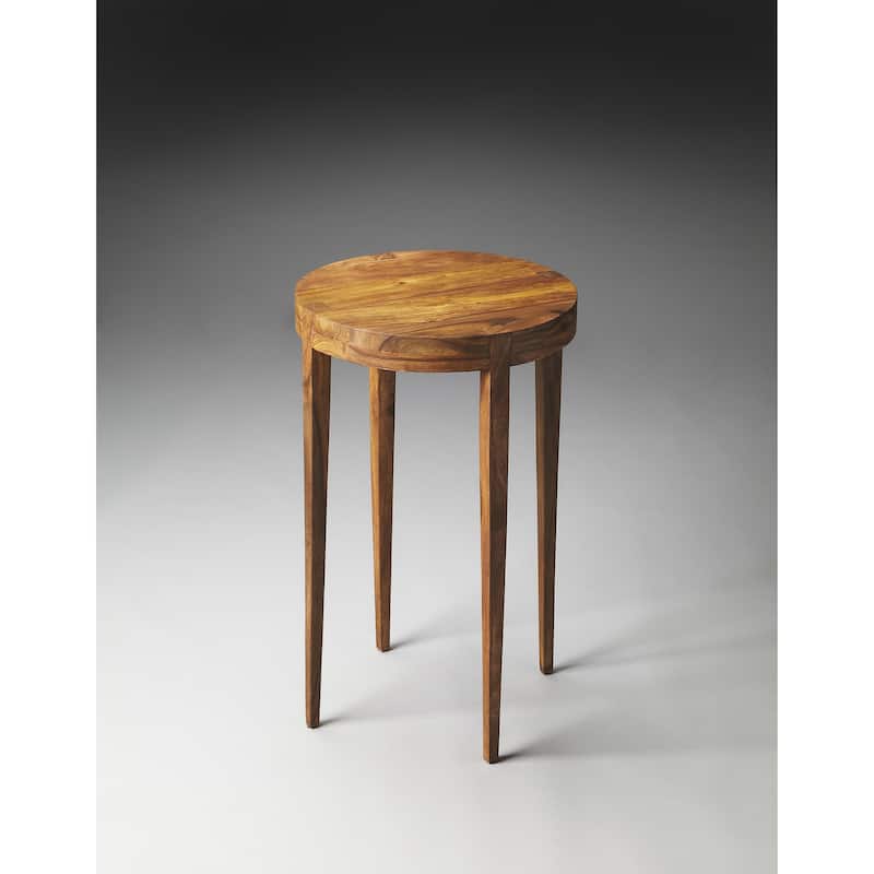 Handmade Butler Cagney Solid Wood End Table (India)