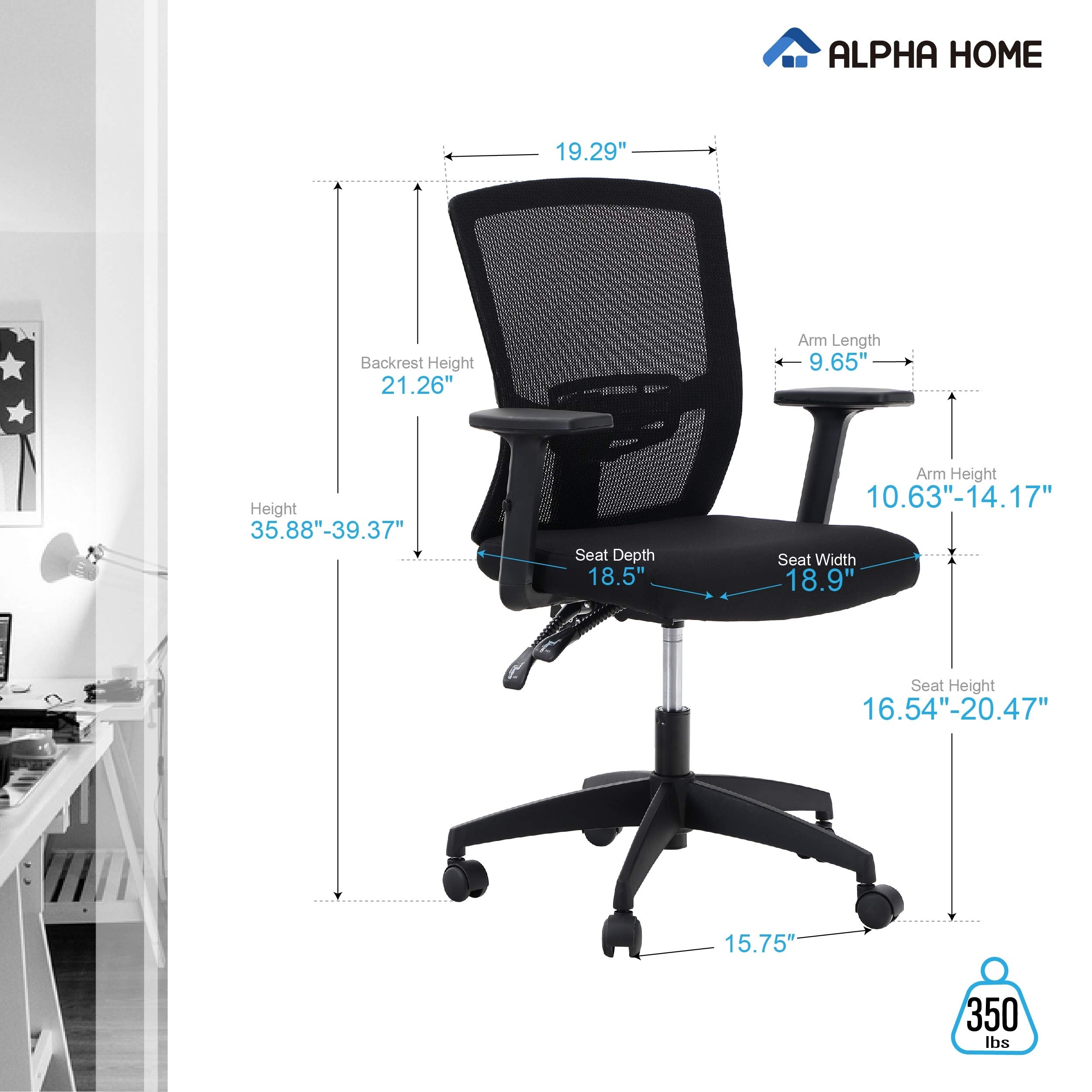 Alpha home office best sale chair