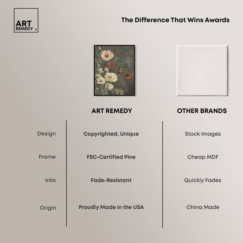 Vintage Botanicals I Canvas by Art Remedy