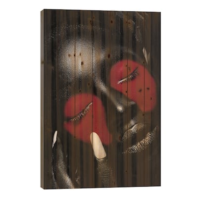 Melanin II Print On Wood by Harry Odunze - Multi-Color
