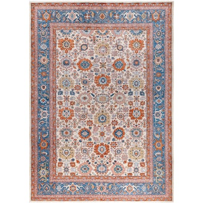 Serapi One-of-a-Kind Hand-Knotted Area Rug - Ivory - 8' 9" x 12' 1"