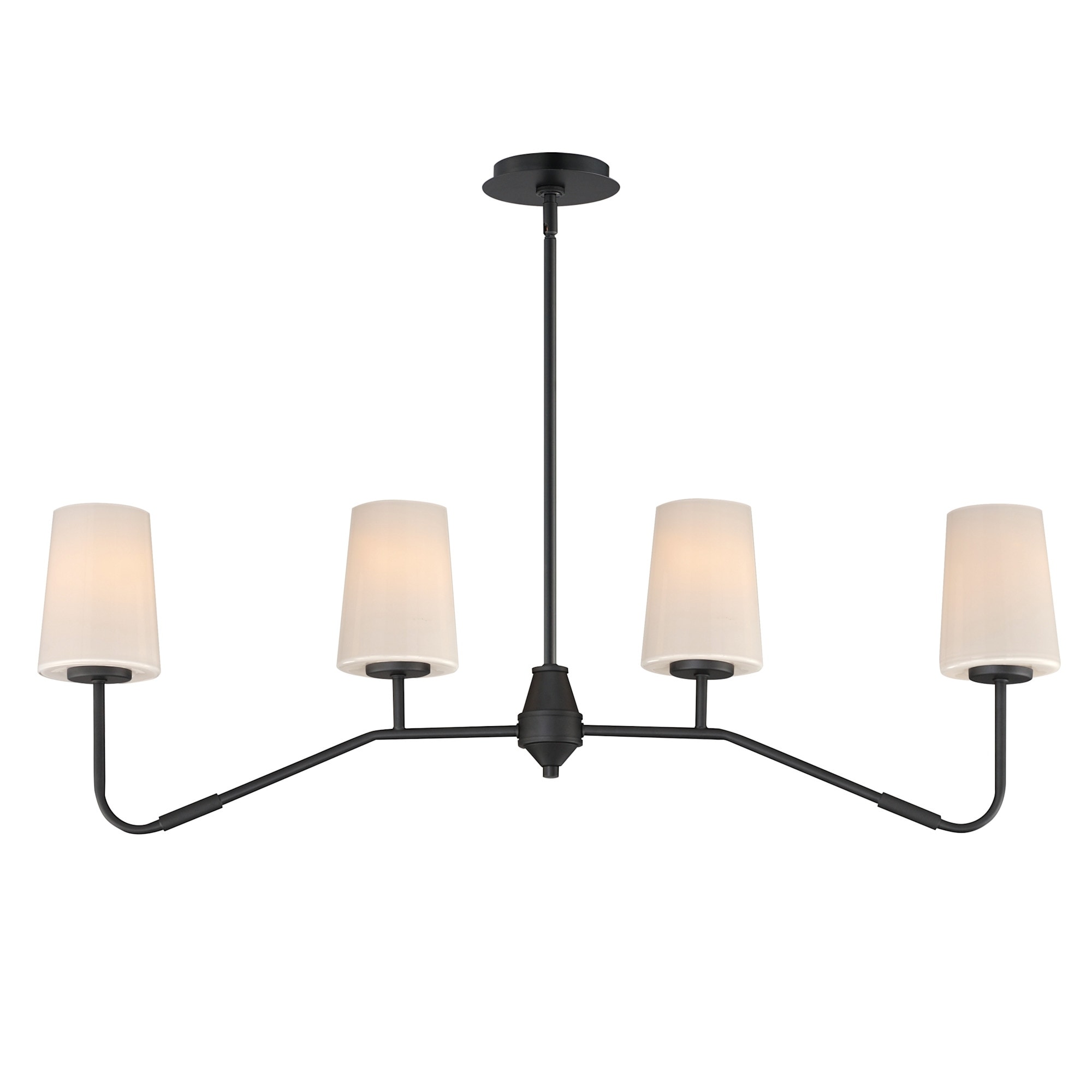 Maxim 12697WT Durham 4 Light 5" Wide Linear Pendant