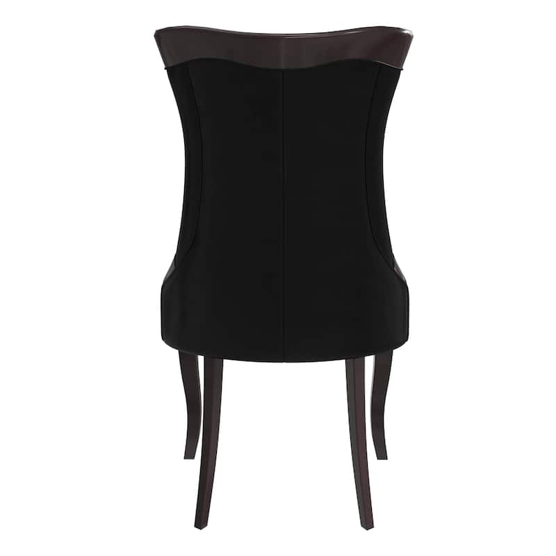 Novara Dining Chair with High-Back Design and Rubberwood Legs Set of 4
