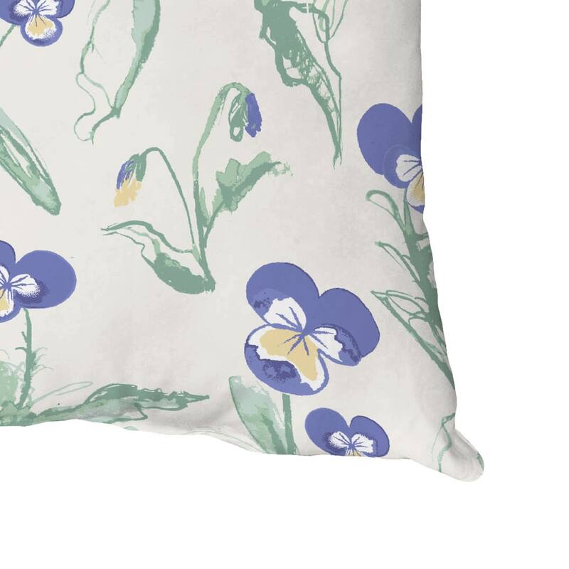 Bunch of Pansies Throw Pillow