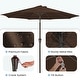 preview thumbnail 25 of 76, 9-ft Patio Market Umbrella with Tilting Pole, Waterproof & Breathable Canopy