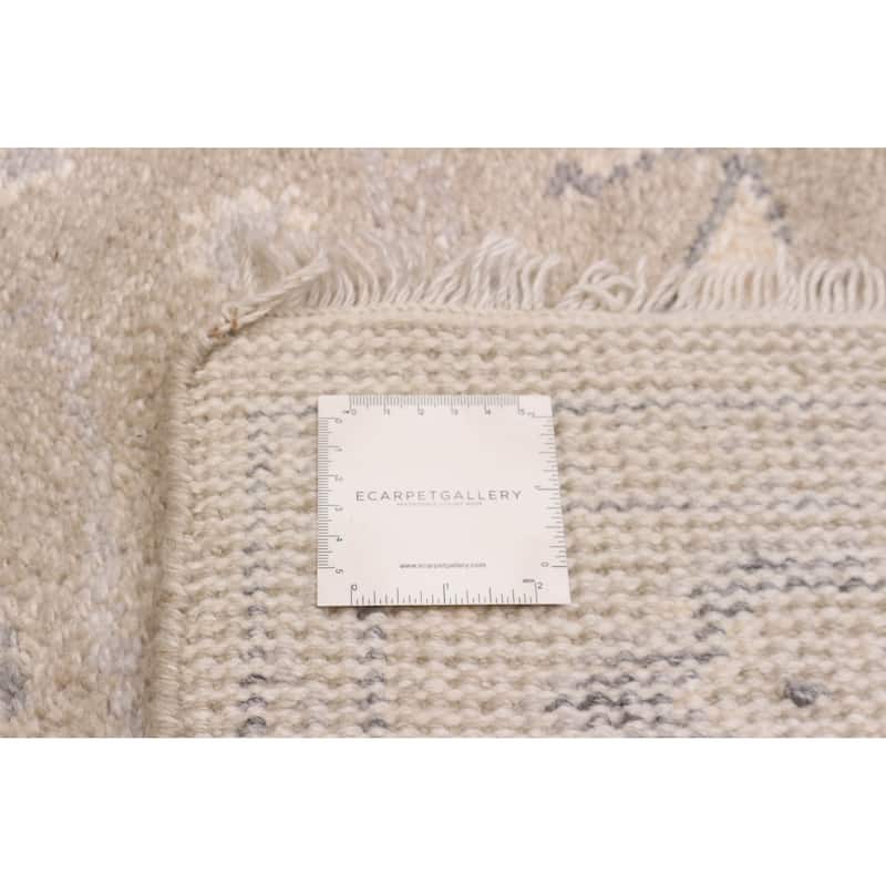 ECARPETGALLERY Hand-knotted Jules Serapi Taupe Wool Rug - 5'3 x 7'8