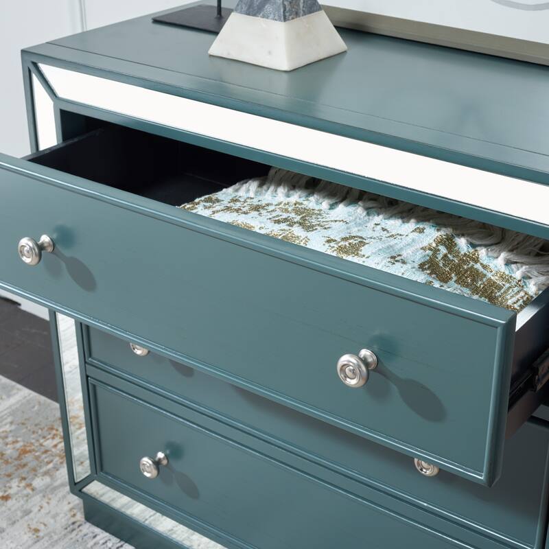 SAFAVIEH Amey Mirrored 3-Drawer Chest