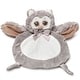 preview thumbnail 1 of 4, Bearington Baby Wee Owlie 8" x 7" Small Gray Owl Security Blanket