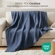 preview thumbnail 27 of 120, Madison Park Waffle Weave 100% Cotton Breathable Lightweight Blanket