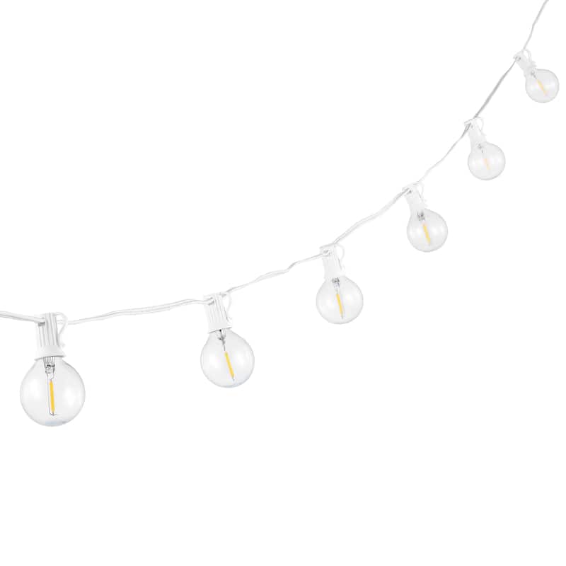 SAFAVIEH Lighting Chiera 10 FT Led Outdoor String Lights - White