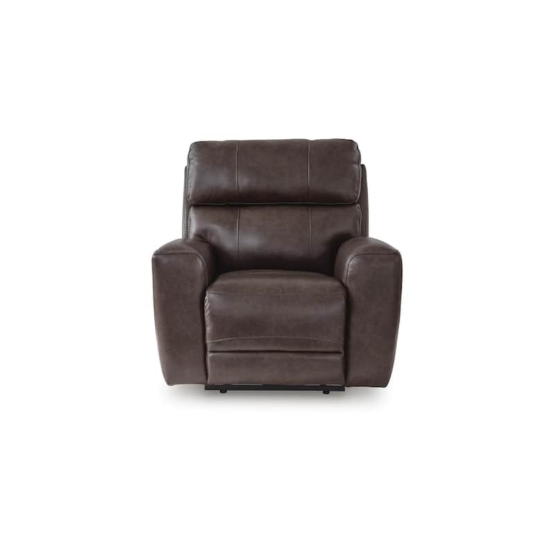 Signature Design by Ashley Side Step Brown Power Recliner