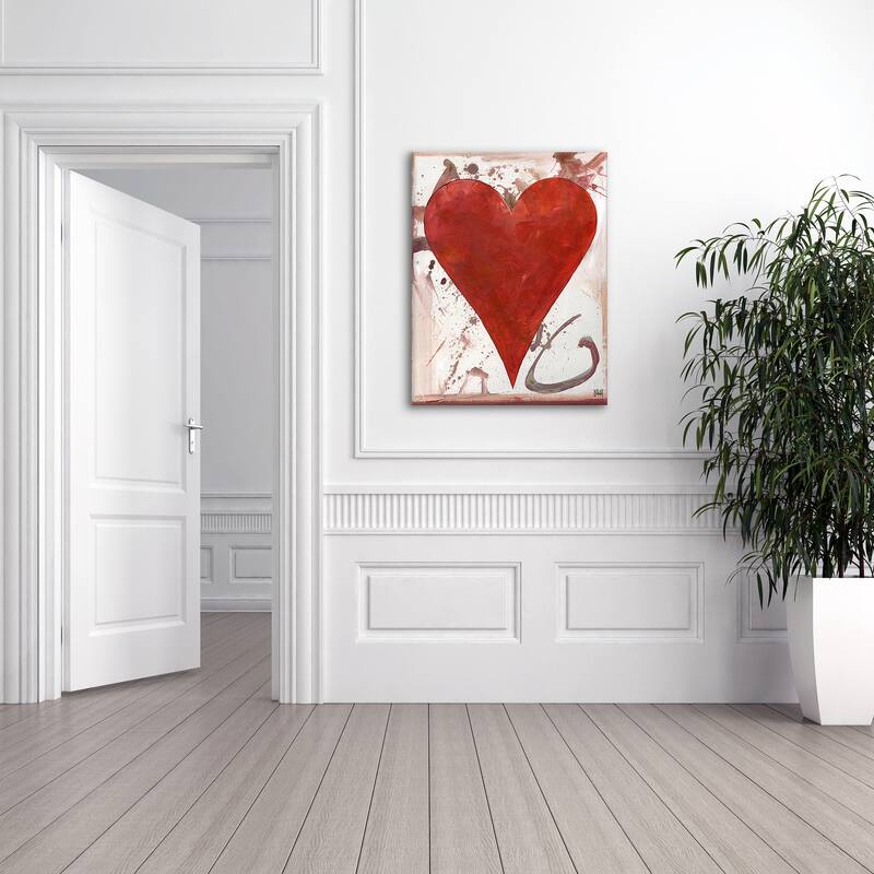Porch & Den Zane Heartwork Cameryn Canvas Art