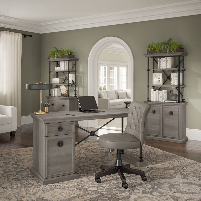 Coliseum Mid Back Tufted Office Chair by Bush Furniture
