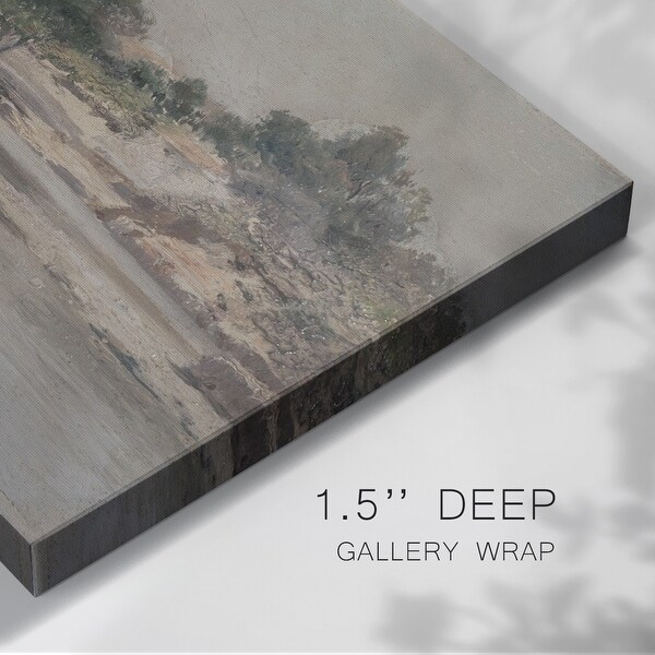 Vintage Landscape -DXXVII -Gallery Wrapped Canvas - Bed Bath