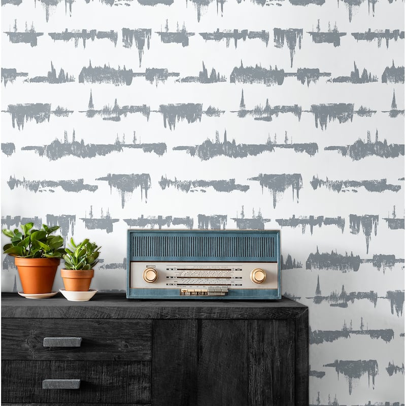 NextWall Lifeline Abstract Peel and Stick Removable Wallpaper
