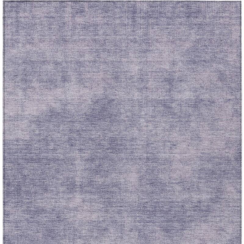 HomeRoots Solid Color Transitional Rectangle Outdoor Rug
