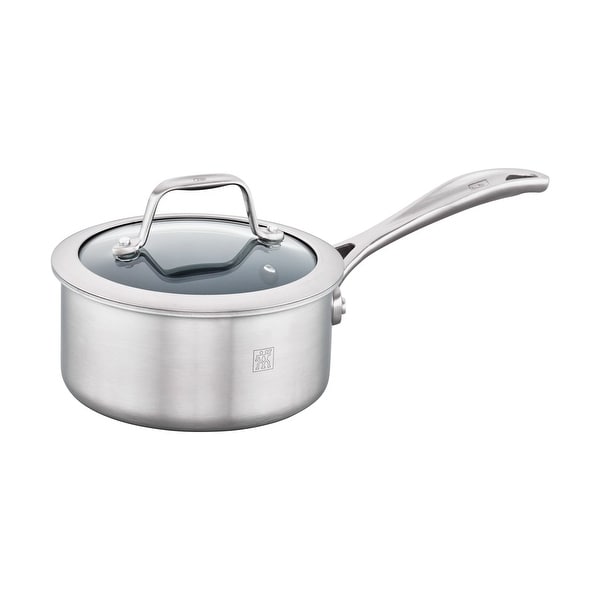 ZWILLING Spirit 3-ply Stainless Steel Ceramic Nonstick Saucepan - Stainless Steel. Opens flyout.
