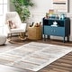 preview thumbnail 1 of 2, Nuloom Ros SpinClean Striped Columns Machine Washable Area Rug