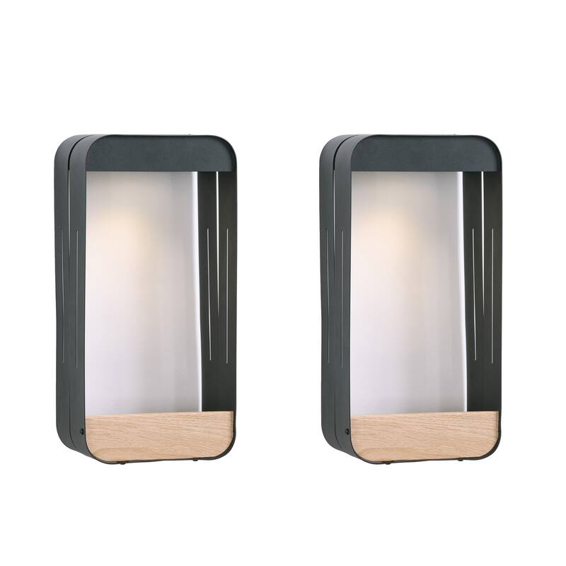 Modern Rectangular Iron Outdoor Wall Light