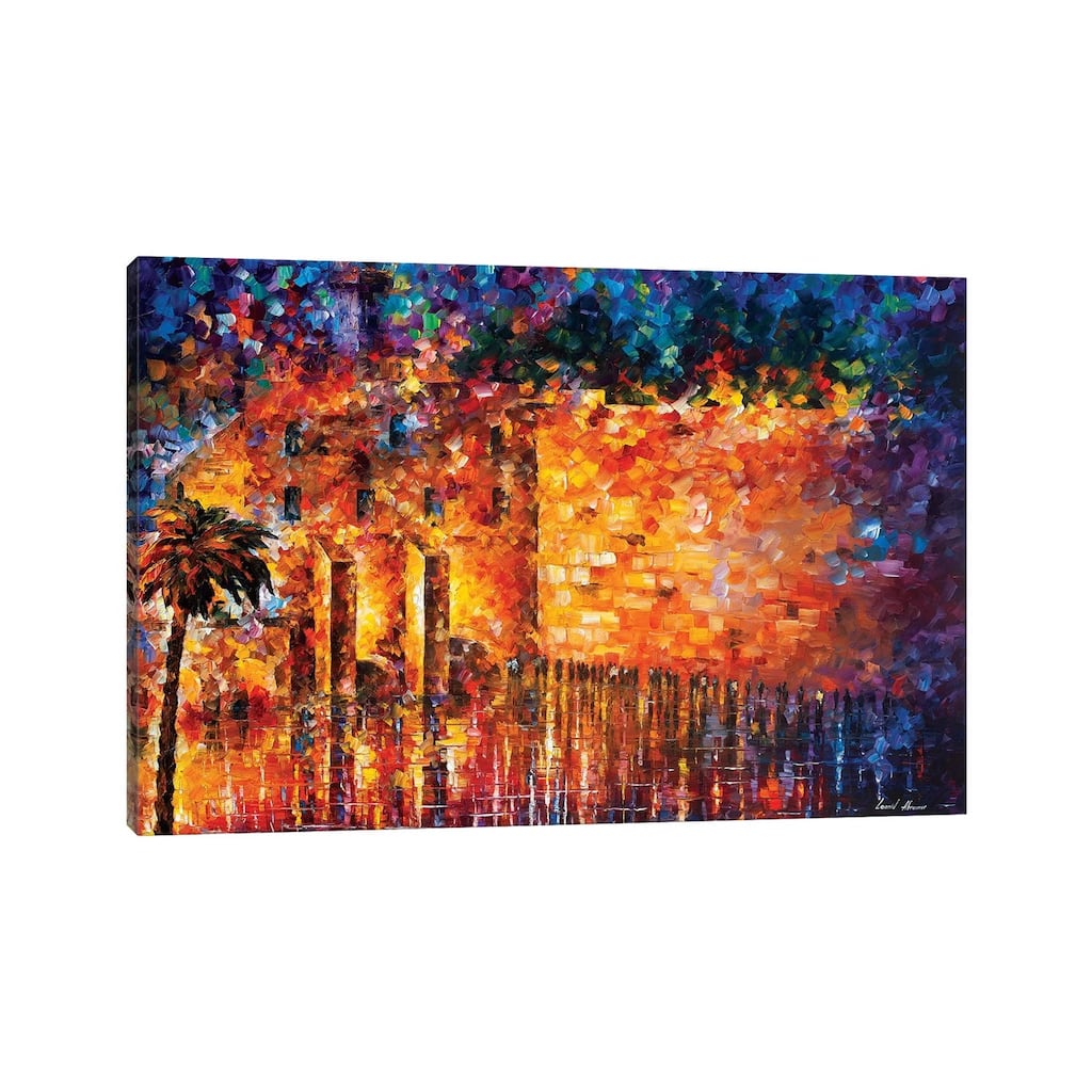 iCanvas "Wailing Wall" by Leonid Afremov Canvas Print