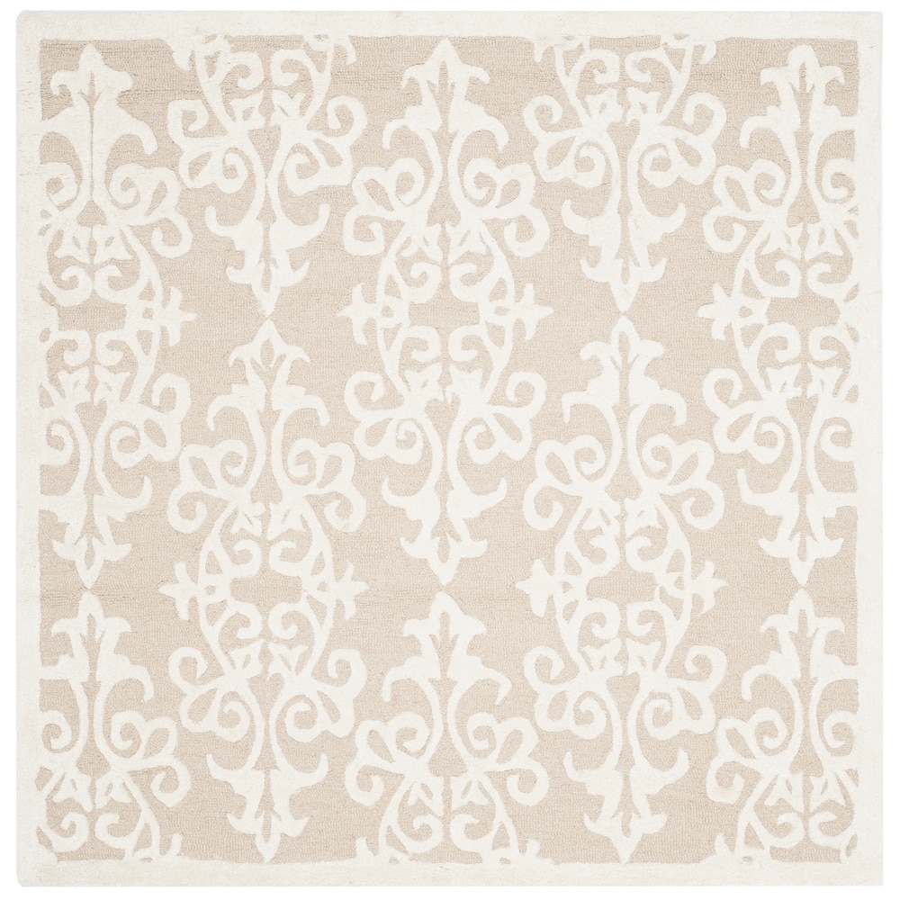 SAFAVIEH Handmade Bella Marilyne Modern Floral Wool Rug
