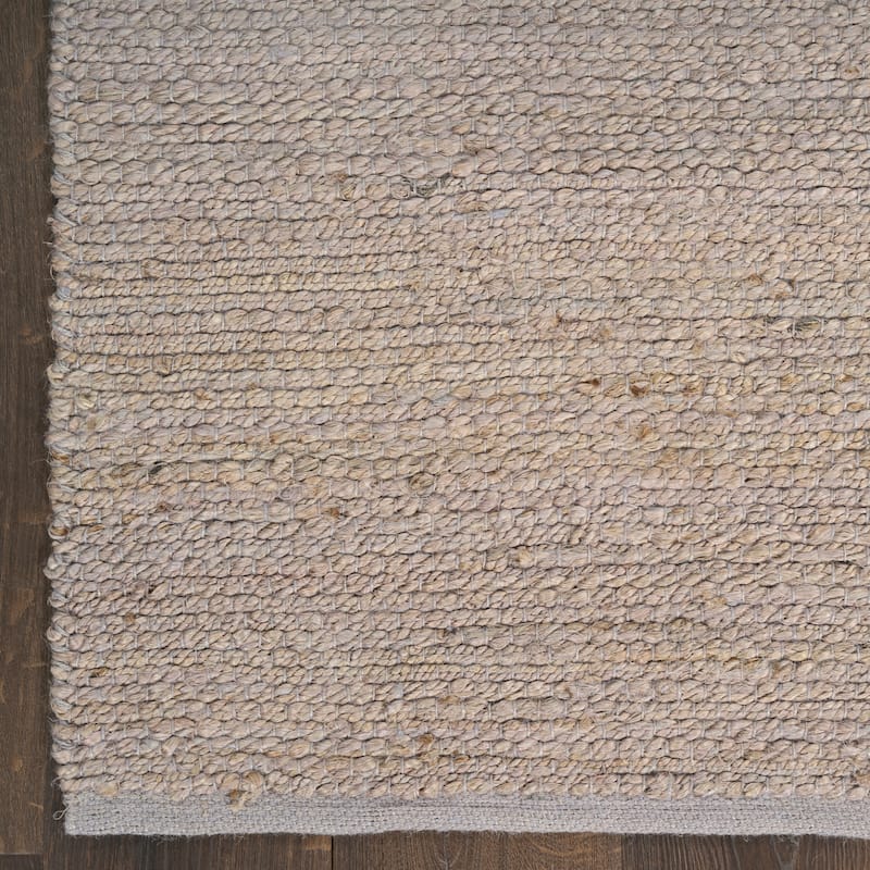 Nourison Natural Jute Indoor only Solid Area Rug