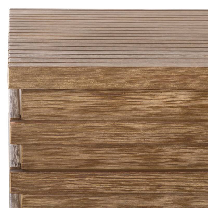 SAFAVIEH Couture Tortuga Eucalyptus Patio Coffee Table - 50"W x 26"D x 11"H